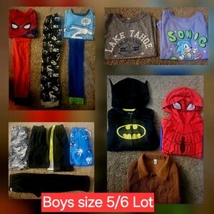 Little Boys Size 5/6 Clothing Mixed Bundle Lot *15 Items Total*